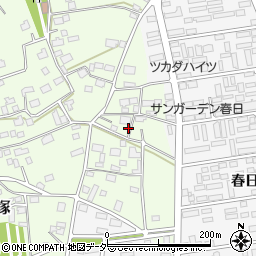 茨城県つくば市東平塚447周辺の地図