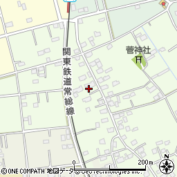 茨城県常総市山口59周辺の地図