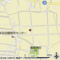 茨城県坂東市半谷周辺の地図