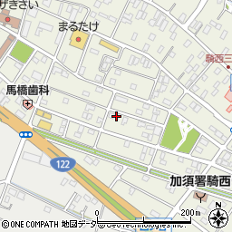 埼玉県加須市騎西21-17周辺の地図