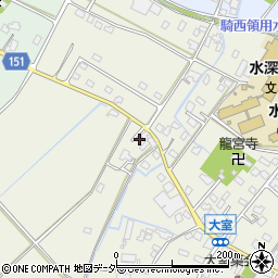 埼玉県加須市大室336周辺の地図