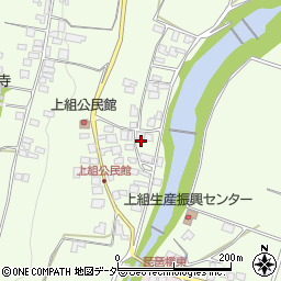 長野県塩尻市上組1177-1周辺の地図