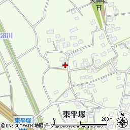 茨城県つくば市東平塚568-1周辺の地図