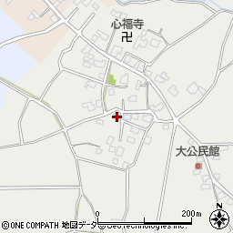 茨城県つくば市大580周辺の地図