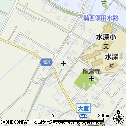 埼玉県加須市大室236周辺の地図