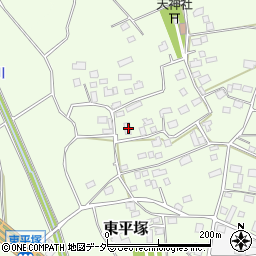 茨城県つくば市東平塚563周辺の地図