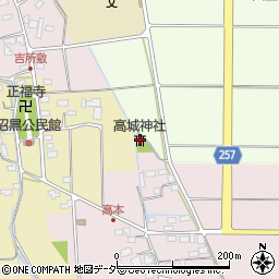 埼玉県熊谷市高本144周辺の地図