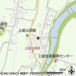 長野県塩尻市上組1176周辺の地図