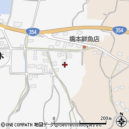 茨城県行方市次木93周辺の地図