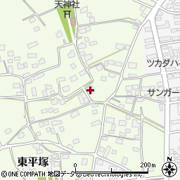 茨城県つくば市東平塚514周辺の地図
