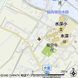 埼玉県加須市大室233-5周辺の地図