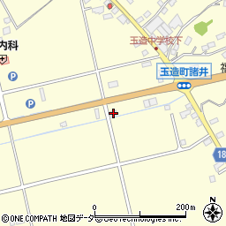 茨城県行方市玉造甲522-2周辺の地図
