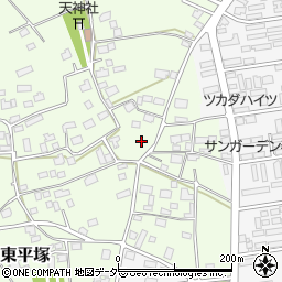 茨城県つくば市東平塚512-1周辺の地図