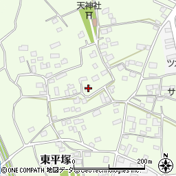 茨城県つくば市東平塚518周辺の地図