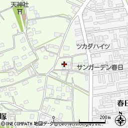 茨城県つくば市東平塚448周辺の地図