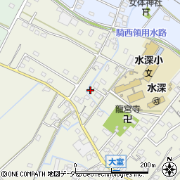 埼玉県加須市大室233-9周辺の地図