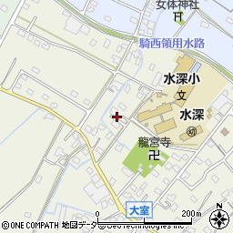 埼玉県加須市大室233周辺の地図