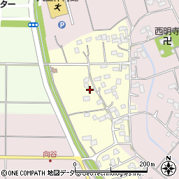 埼玉県熊谷市向谷周辺の地図