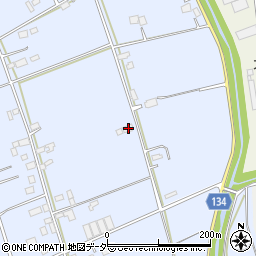 茨城県常総市古間木新田557周辺の地図