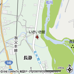 長瀞町高齢者障がい者いきいきセンター周辺の地図