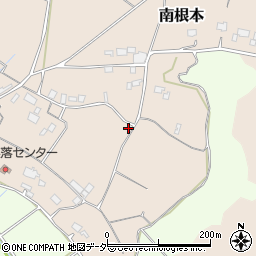 茨城県かすみがうら市南根本周辺の地図