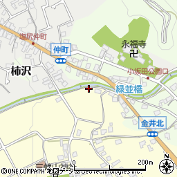 長野県塩尻市金井17周辺の地図