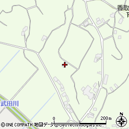 茨城県行方市成田964周辺の地図