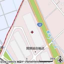 関東総合運送中央支社第３棟倉庫周辺の地図