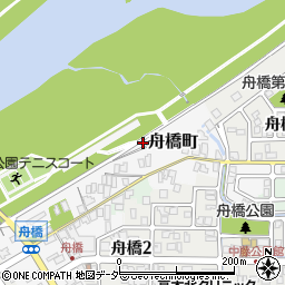 福井県福井市舟橋町周辺の地図
