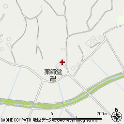茨城県行方市内宿1181周辺の地図