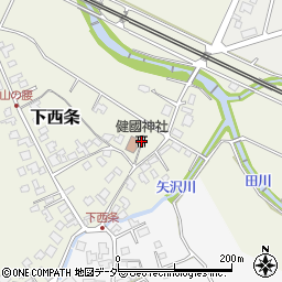 健國神社周辺の地図