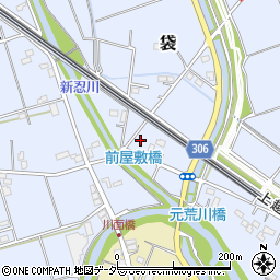 埼玉県鴻巣市袋1681-2周辺の地図