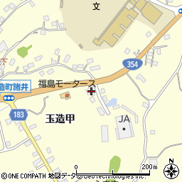 茨城県行方市玉造甲2608-3周辺の地図