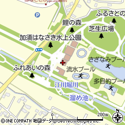加須はなさき公園レストラン周辺の地図