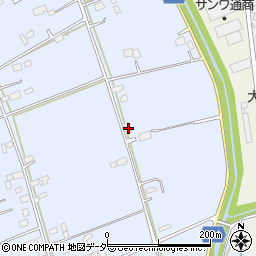 茨城県常総市古間木新田217周辺の地図