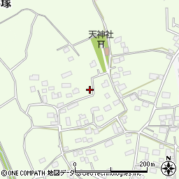 茨城県つくば市東平塚521周辺の地図