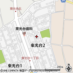 茨城県つくば市東光台2丁目12-5周辺の地図