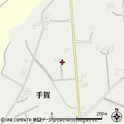 茨城県行方市手賀4345周辺の地図