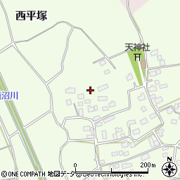 茨城県つくば市東平塚532周辺の地図