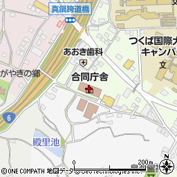 茨城県出先機関　保健福祉部県南福祉事務所保護周辺の地図