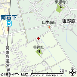 茨城県常総市山口581周辺の地図