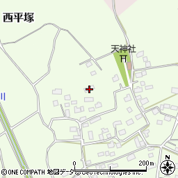 茨城県つくば市東平塚561-3周辺の地図