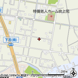 埼玉県鴻巣市下忍周辺の地図