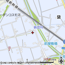 埼玉県鴻巣市袋423-1周辺の地図