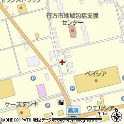 茨城県行方市玉造甲484-7周辺の地図
