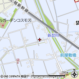 埼玉県鴻巣市袋421周辺の地図