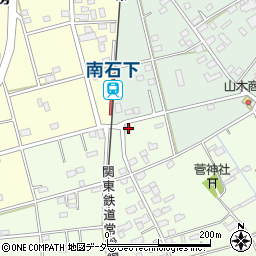 茨城県常総市山口646周辺の地図
