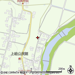 長野県塩尻市上組1203-3周辺の地図