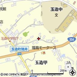 茨城県行方市玉造甲2670周辺の地図