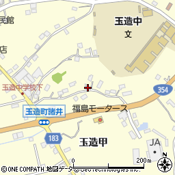 茨城県行方市玉造甲2670周辺の地図